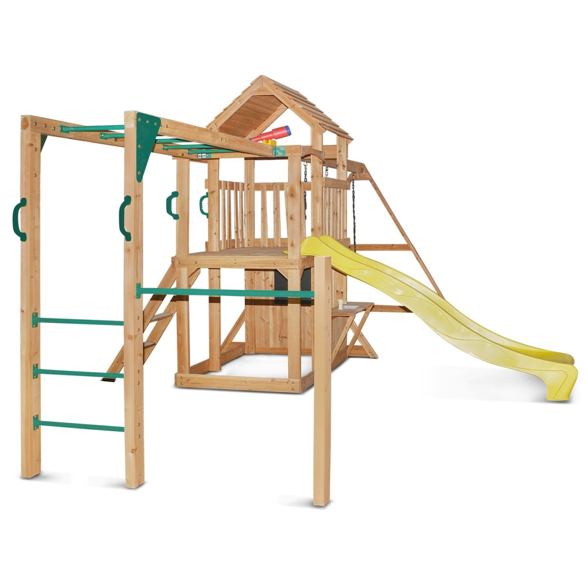 Lifespan Kids Coburg Lake Play Centre with Yellow Slide - Outdoorium