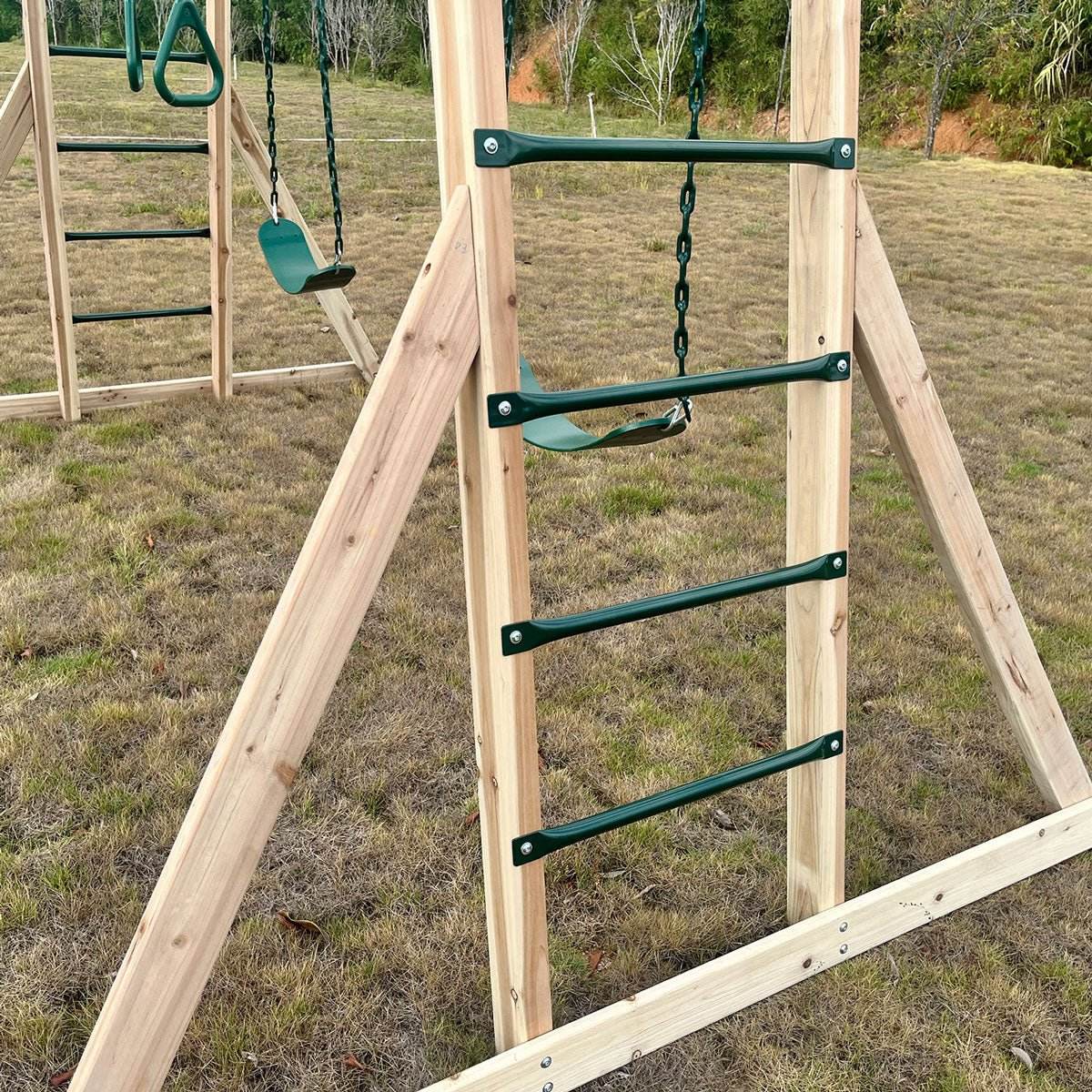 Lifespan Kids Daintree 2-in-1 Monkey Bars & Swing Set - Outdoorium