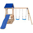 Lifespan Kids Hazelbrook Swing Set & Playground with 1.8m Slide (Blue) | Outdoorium