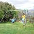 Lifespan Kids Lynx 4 Station Swing Set with Slippery Slide - Outdoorium