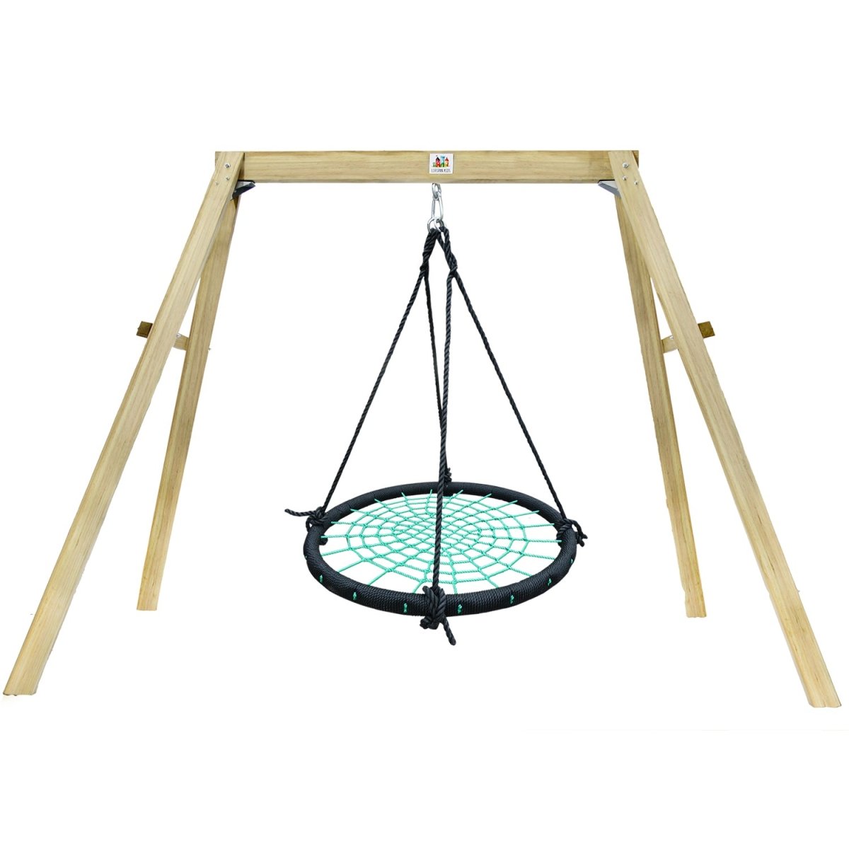 Lifespan Kids Oakley Swing Set with 1.2m Spidey Web Swing - Outdoorium