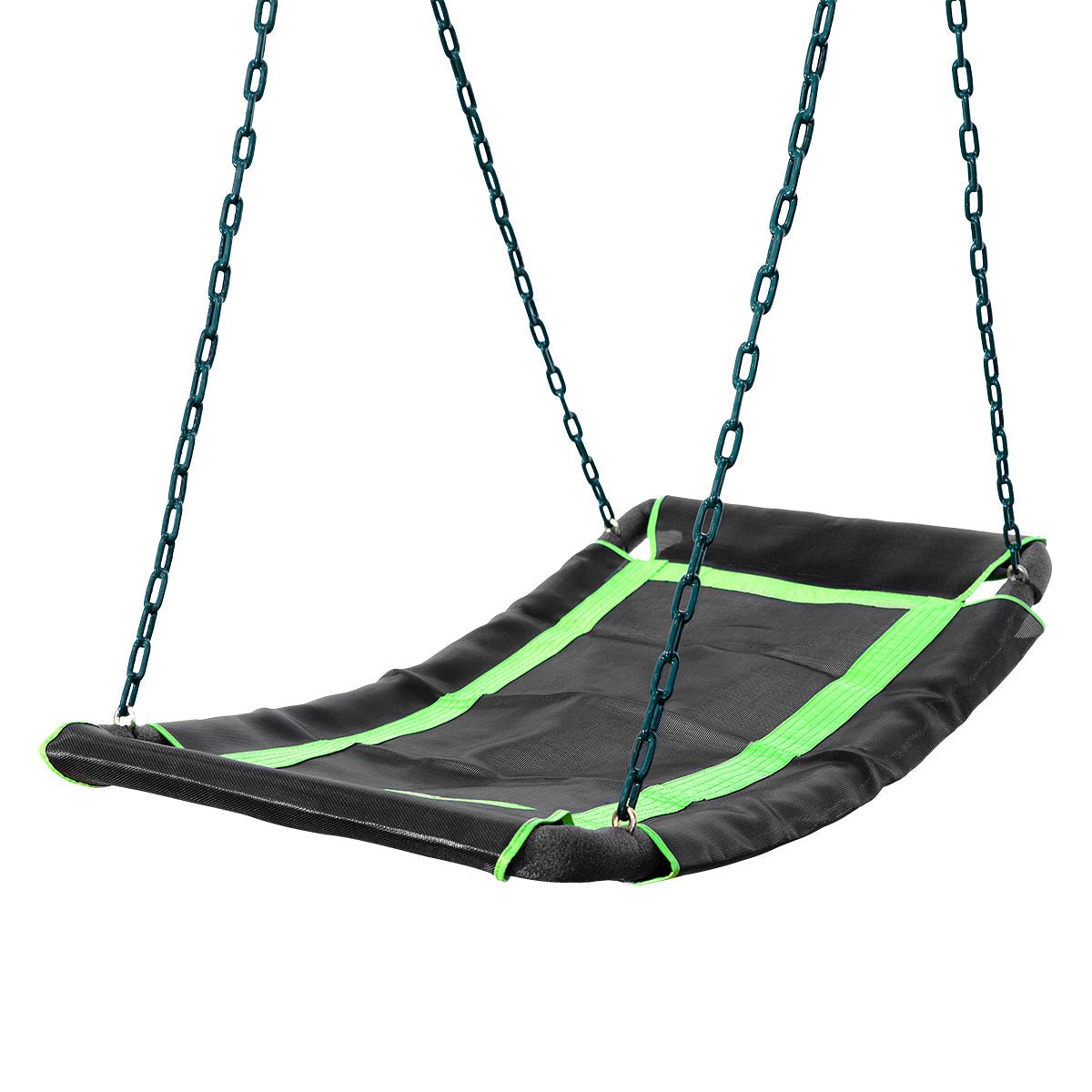 Lifespan Kids Pallas Play Tower with Metal Swing Set in Green Slide - Outdoorium