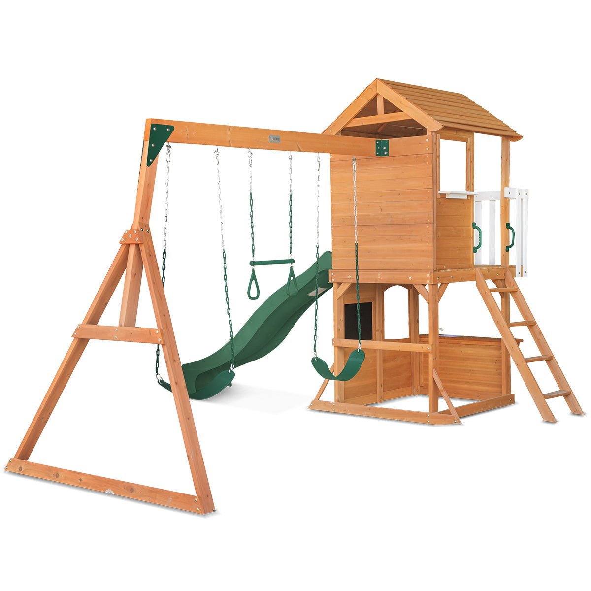 Lifespan Kids Springlake Play Centre With 2.2m Green Slide - Outdoorium