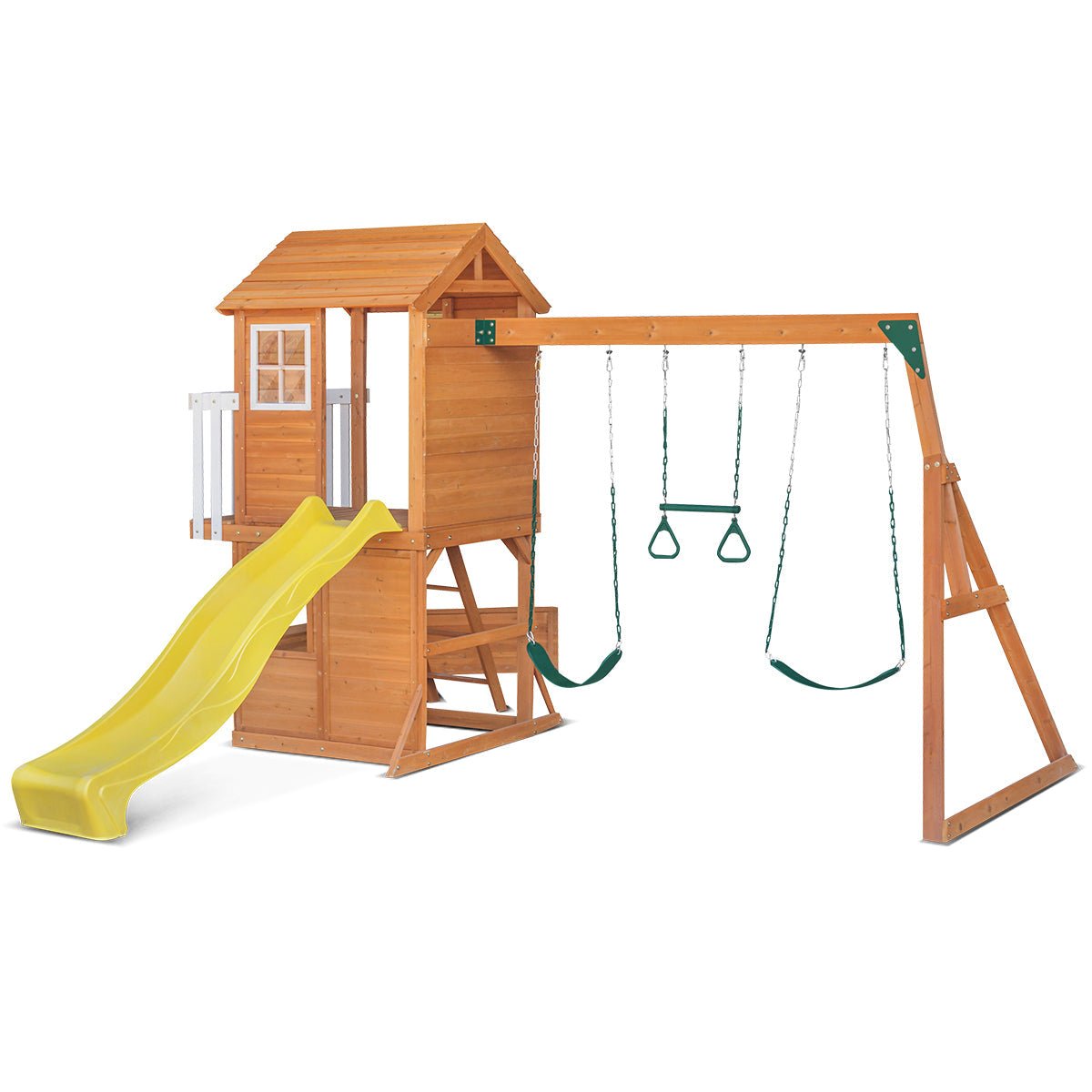 Lifespan Kids Springlake Play Centre With 2.2m Yellow Slide - Outdoorium