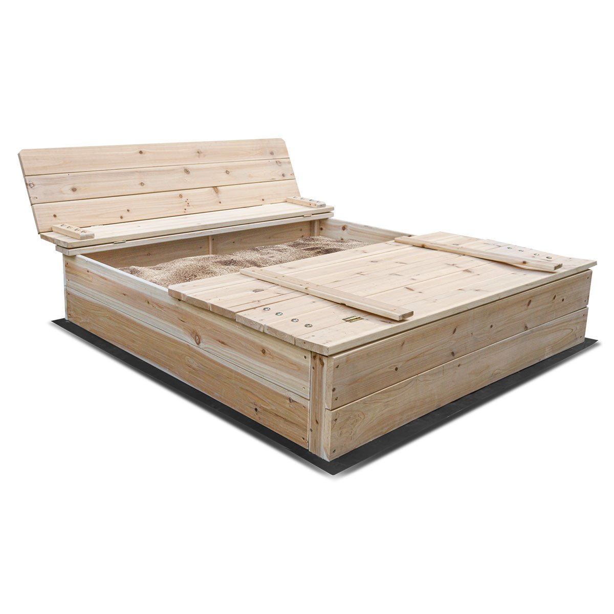 Lifespan Kids Strongbox XL Square Sandpit - Outdoorium