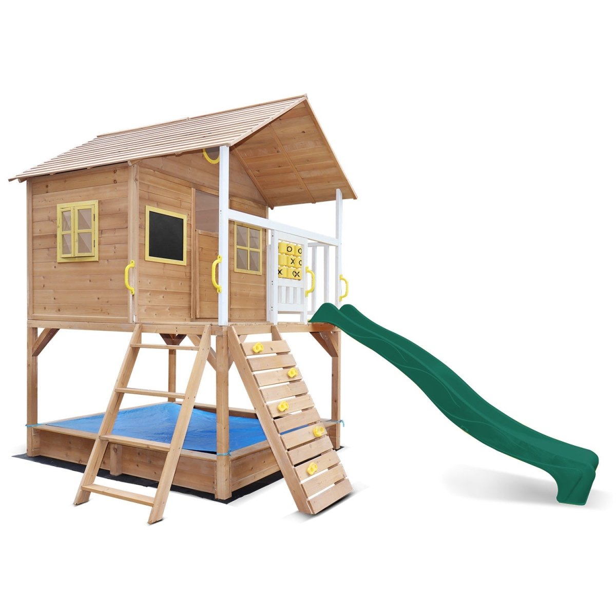 Lifespan Kids Warrigal Cubby House - Green Slide - Outdoorium