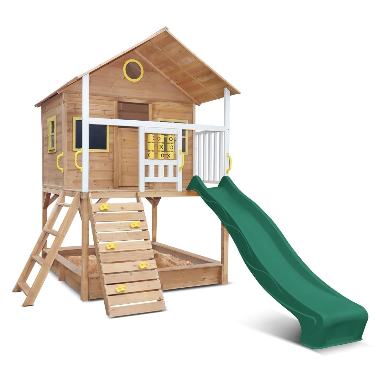 Lifespan Kids Warrigal Cubby House - Green Slide - Outdoorium