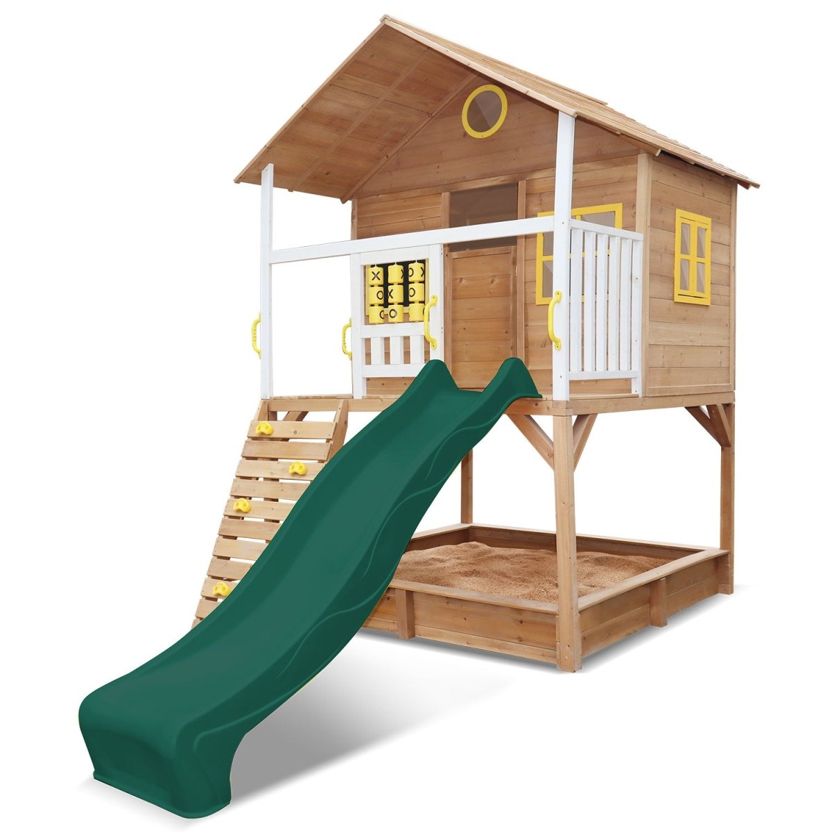 Lifespan Kids Warrigal Cubby House - Green Slide - Outdoorium