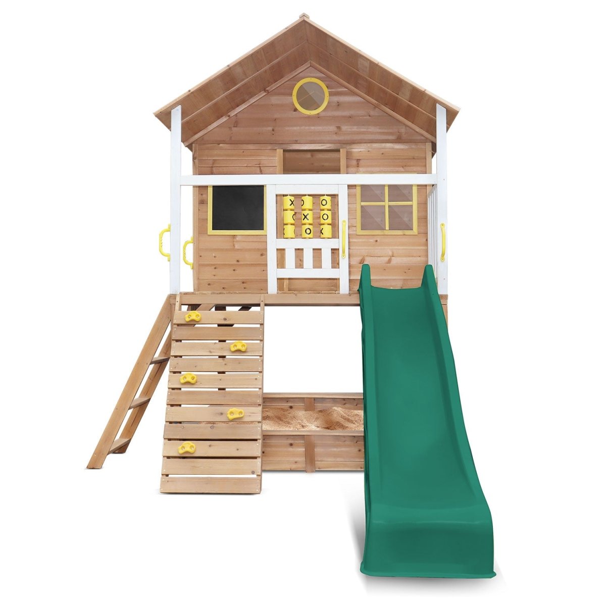 Lifespan Kids Warrigal Cubby House - Green Slide - Outdoorium