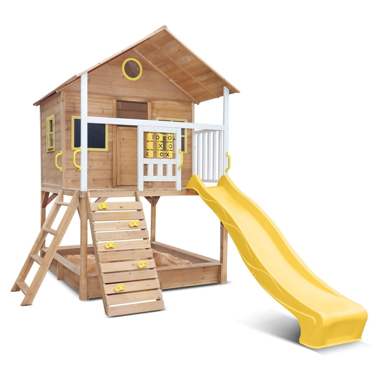 Lifespan Kids Warrigal Cubby House - Yellow Slide - Outdoorium