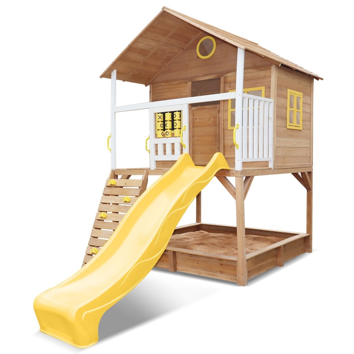 Lifespan Kids Warrigal Cubby House - Yellow Slide - Outdoorium