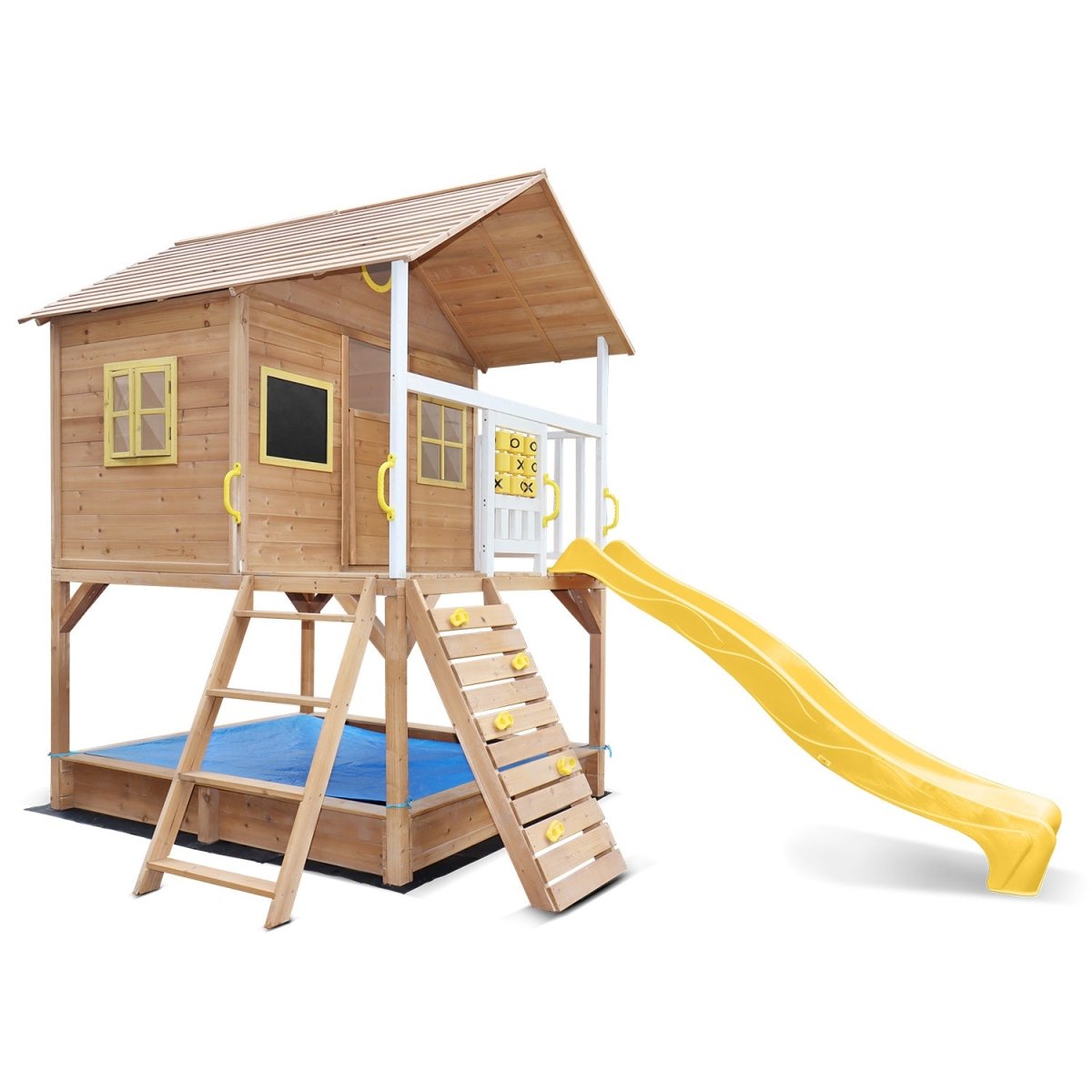 Lifespan Kids Warrigal Cubby House - Yellow Slide - Outdoorium