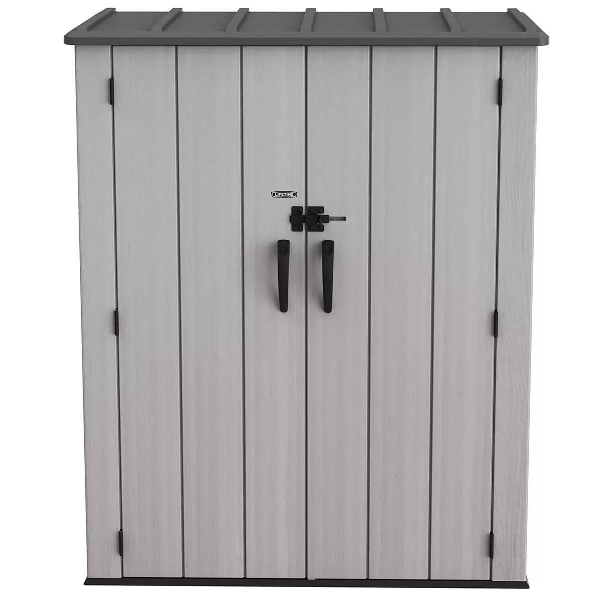 Lifetime Vertical Shed With Shelves | Outdoorium
