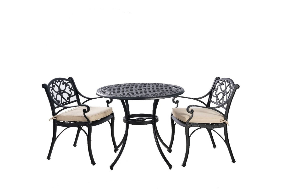 Marco Aluminium 3 Pce Setting(CAT - 090 black + CAC - 042) | Outdoorium