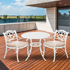 Marco Aluminium 3 Pce Setting(CAT - 090 white + CAC - 042 white) | Outdoorium