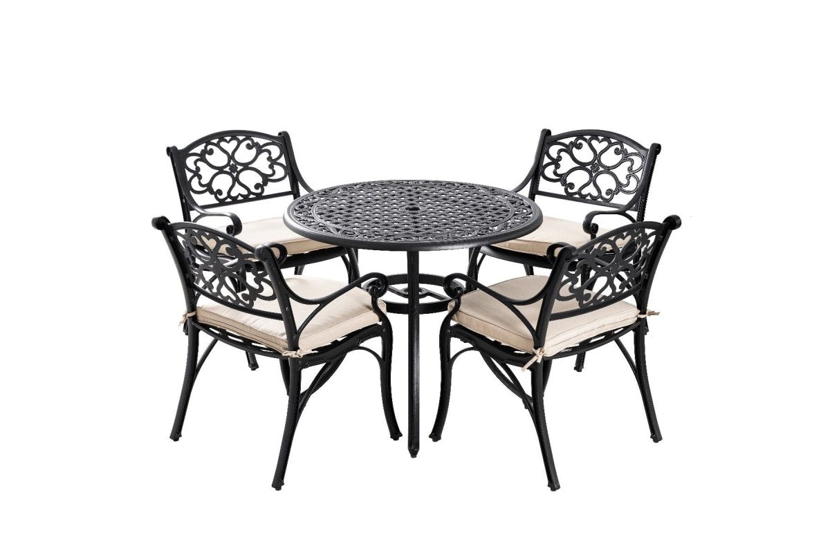 Marco Aluminium 5 Pce Setting(CAT - 090 balck+2 x CAC - 042)) | Outdoorium