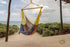 Mayan Legacy Extra Large Outdoor Cotton Mexican Hammock Chair in Confeti Colour | Outdoorium