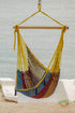 Mayan Legacy Extra Large Outdoor Cotton Mexican Hammock Chair in Confeti Colour | Outdoorium