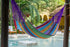 Mayan Legacy Queen Size Outdoor Cotton Mexican Hammock in Colorina Colour - Outdoorium