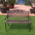 Melissa Aluminium Bench Brz | Outdoorium