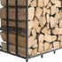 Metal Log Storage Shed Outdoor Firewood Rack Holder | Outdoorium
