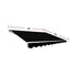 Motorised Outdoor Folding Arm Awning Retractable Sunshade Canopy Black 4.0m x 3.0m | Home & Garden > Shading > Awnings