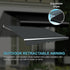 Motorised Outdoor Folding Arm Awning Retractable Sunshade Canopy Grey 3.0m x 2.5m | Outdoorium