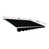 Motorised Retractable Awning – 4x2.5m Black Outdoor Shade – product image 10