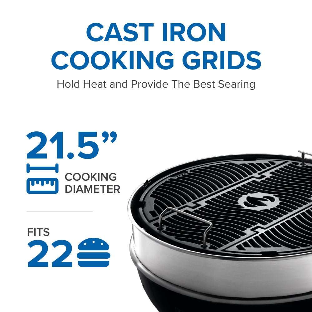 Napoleon Professional 22 Charcoal Kettle with Cart | Charcoal BBQ