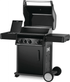 Napoleon Rogue XT 425 SB Natural Gas Grill with standard range side burner open