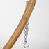 12ft Natural Wooden Arc Hammock Stand & Caribbean Polyester Rope Hammock | Outdoorium