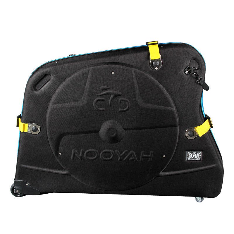 NOOYAH Bike Hard Shell Travel Case EVA Mountain MTB ebike Road Bike 700c Gravel Bike Tourer - BK002 in Black - Outdoorium