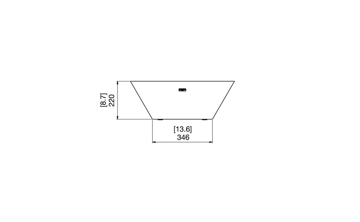 Nova 600 Ethanol Fire Pit - Outdoorium