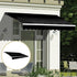 Outdoor Folding Arm Awning Retractable Sunshade Canopy Black 3.0m x 2.5m | Outdoorium