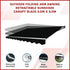 Outdoor Folding Arm Awning Retractable Sunshade Canopy Black 5.0m x 3.0m | Outdoorium