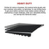 Outdoor Folding Arm Awning Retractable Sunshade Canopy Black 5.0m x 3.0m | Home & Garden > Shading > Awnings