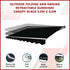 Outdoor Folding Arm Awning Retractable Sunshade Canopy Black 5.0m x 3.0m | Home & Garden > Shading > Awnings