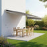 Outdoor Folding Arm Awning Retractable Sunshade Canopy Grey 3.0m x 2.5m | Outdoorium