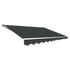 Outdoor Folding Arm Awning Retractable Sunshade Canopy Grey 5.0m x 3.0m | Outdoorium