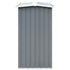 Outdoor Log Storage Shed 91cm Firewood Rack Steel w/ Raised Floor & Sloping Roof | Outdoorium
