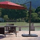 Outdoor Patio 4 - Piece Cantilever Offset 3M Umbrella Base Stand Weight Water Sand | Outdoorium