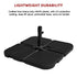 Outdoor Patio 4-Piece Cantilever Offset 3M Umbrella Base Stand Weight Water Sand - product image 7