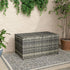 Outdoor PE Wicker Storage Box Garden 320L - Grey | Outdoorium