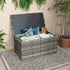Outdoor PE Wicker Storage Box Garden 320L - Grey | Outdoorium