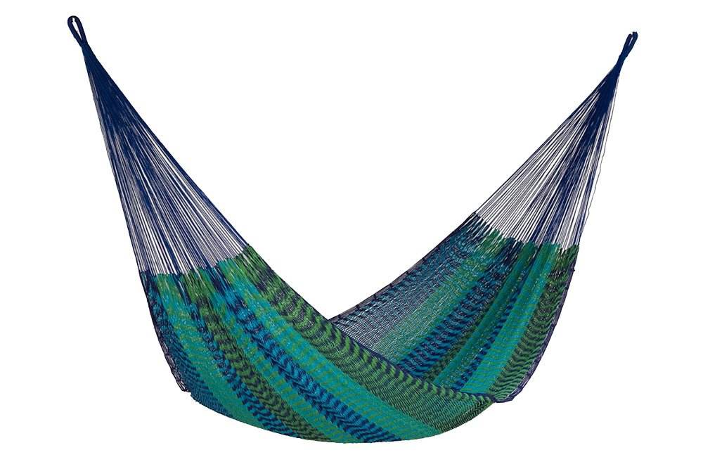 Outdoor undercover cotton Mayan Legacy hammock King size Caribe | Outdoorium