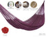 Outdoor undercover cotton Mayan Legacy hammock King size Maroon - Outdoorium