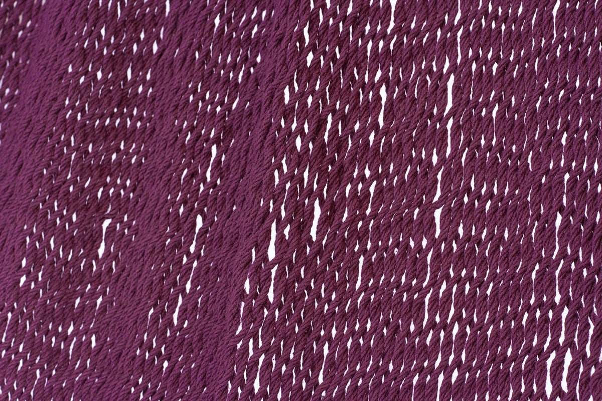 Outdoor undercover cotton Mayan Legacy hammock King size Maroon - Outdoorium