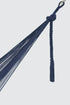 Outdoor undercover cotton Mayan Legacy hammock with hand crocheted tassels King Size Blue | Outdoorium