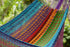 Outdoor undercover cotton Mayan Legacy hammock with hand crocheted tassels King Size Colorina | Outdoorium