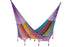 Outdoor undercover cotton Mayan Legacy hammock with hand crocheted tassels King Size Colorina | Outdoorium